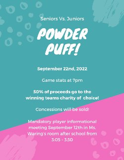 powder puff flyer